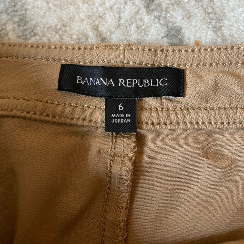 Banana Republic Tapered Cargo Stretch Pants Khaki 6 - Picture 3 of 3